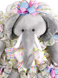 Baby Elephant Nursery Wreath