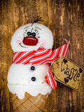 Snowman Christmas Snowcone