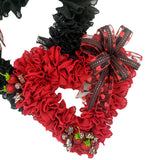 Double Heart Valentine Wreath
