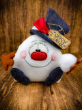 Primitive Snowball Snowman