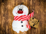 Snowman Christmas Snowcone