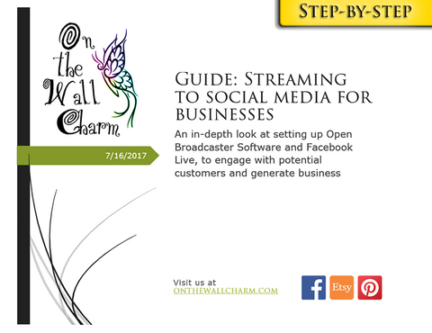 E-Book: Streaming to Social Media for Businesses - Step by Step Guide